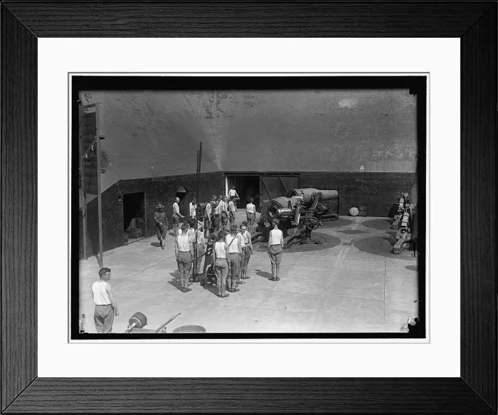 Framed Print : Fort interior, between 1913 and 1917. Creator: Harris & Ewing. Fort interior, between 1913 and 1917. Creator: Harris & Ewing Framed Print : Fort interior, between 1913 and 1917. Creator: Harris & Ewing. Fort interior, between 1913 and 1917. Creator: Harris & Ewing
