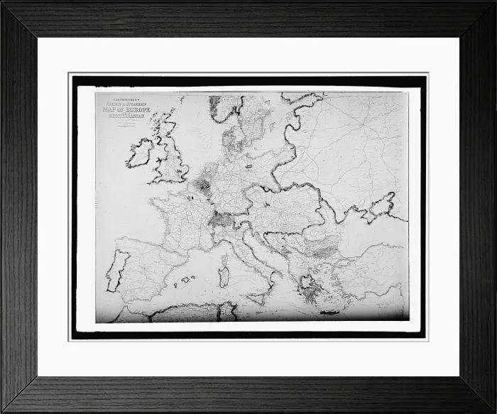 Framed Print : Map of Europe, between 1913 and 1917. Creator: Harris & Ewing. Map of Europe, between 1913 and 1917. Creator: Harris & Ewing Framed Print : Map of Europe, between 1913 and 1917. Creator: Harris & Ewing. Map of Europe, between 1913 and 1917. Creator: Harris & Ewing