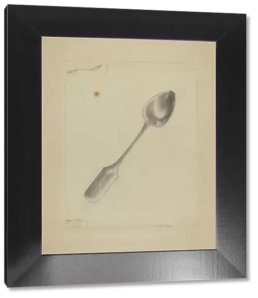 Silver Spoon, 1935 / 1942. Creator: Columbus Simpson