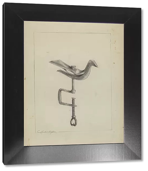 Sewing Bird, c. 1937. Creator: Columbus Simpson