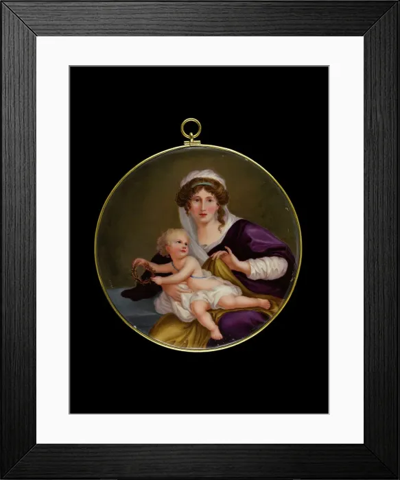 Framed Print : Madonna with Child, c1810. Creator: English School Framed Print : Madonna with Child, c1810. Creator: English School