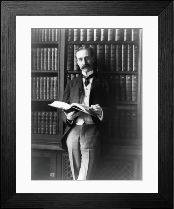 Framed Print : George Herbert Putnam, three-quarter-length portrait... c1900. Creator: Frances Benjamin Johnston Framed Print : George Herbert Putnam, three-quarter-length portrait... c1900. Creator: Frances Benjamin Johnston