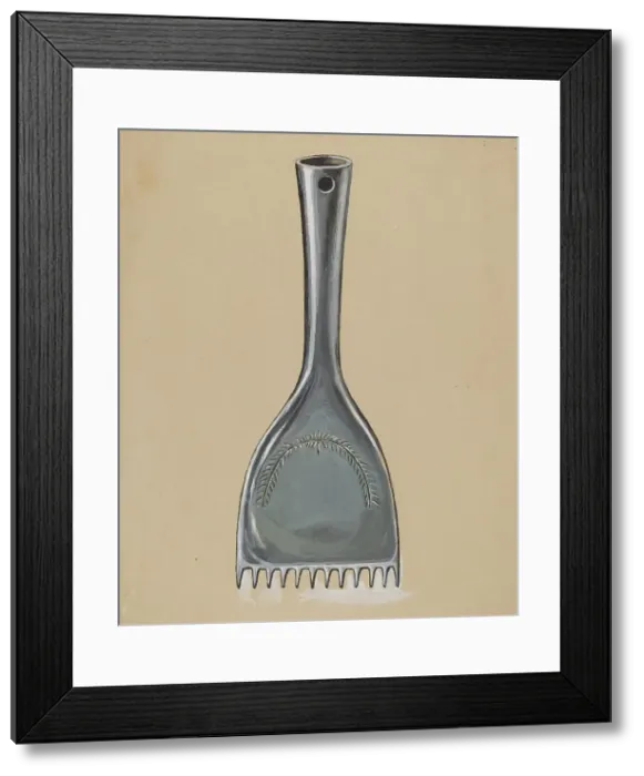 Framed Print : Iron Carpet Stretcher, c. 1936. Creator: Edgar L. Pearce Framed Print : Iron Carpet Stretcher, c. 1936. Creator: Edgar L. Pearce