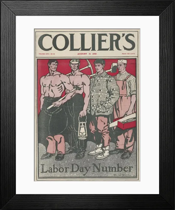 Framed Print : Posters. New York, 1890s-1907. c1901. Creator: Edward Penfield Framed Print : Posters. New York, 1890s-1907. c1901. Creator: Edward Penfield