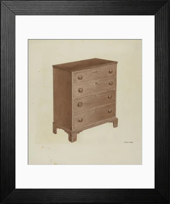 Framed Print : Chest of Drawers, 1935 / 1943. Creator: Jesus Pena Framed Print : Chest of Drawers, 1935 / 1943. Creator: Jesus Pena