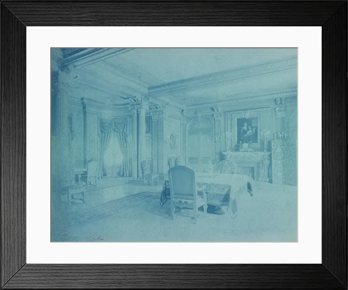 Framed Print : Mary Scott Townsend House, Washington, D.C. c1910. Creator: Frances Benjamin Johnston Framed Print : Mary Scott Townsend House, Washington, D.C. c1910. Creator: Frances Benjamin Johnston