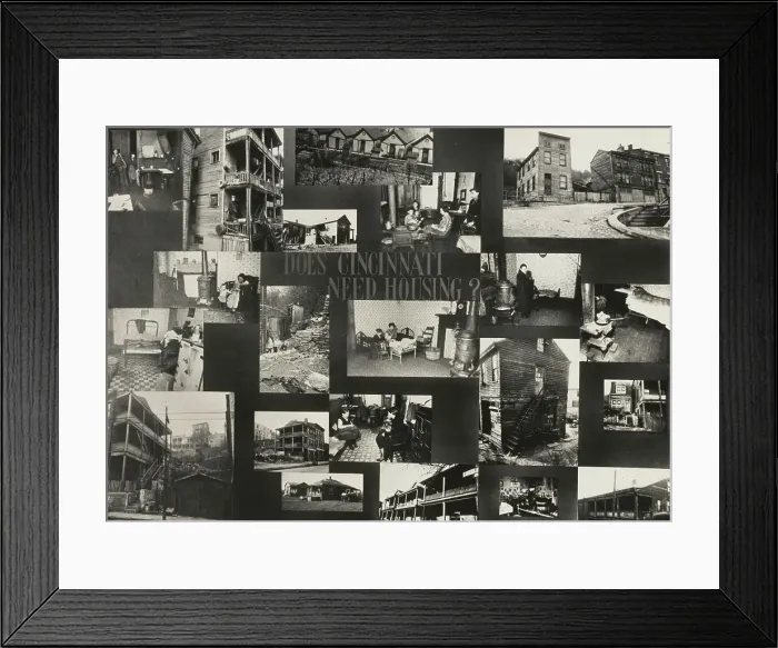 Framed Print : Poster by Record Section, Suburban Resettlement Administration, 1935-12. Creator: Arthur Rothstein Framed Print : Poster by Record Section, Suburban Resettlement Administration, 1935-12. Creator: Arthur Rothstein