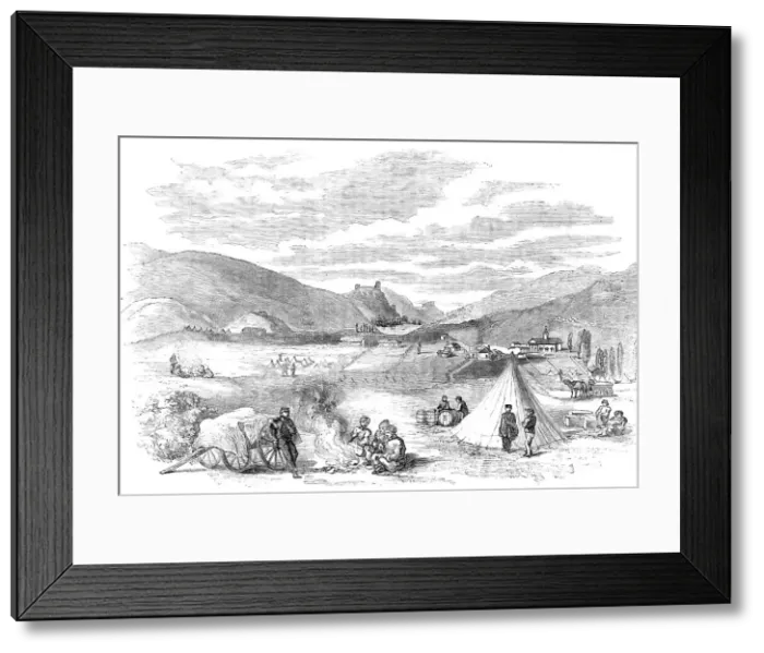 Framed Print : Balaclava, the Scene of the Successful Cavalry Charge, 1854. Creator: Unknown Framed Print : Balaclava, the Scene of the Successful Cavalry Charge, 1854. Creator: Unknown