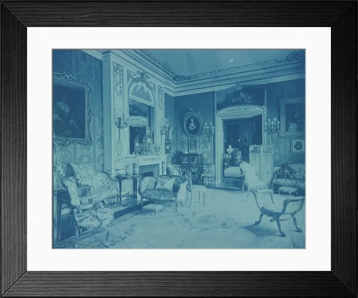 Framed Print : Mary Scott Townsend House, Wash. D.C.: Living room, c1910. Creator: Frances Benjamin Johnston Framed Print : Mary Scott Townsend House, Wash. D.C.: Living room, c1910. Creator: Frances Benjamin Johnston