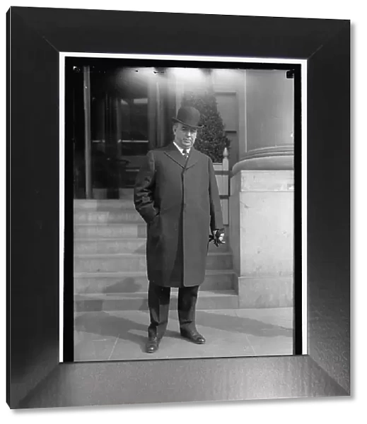 William Hale Thompson, Mayor of Chicago, between 1911 and 1917. Creator: Harris & Ewing. William Hale Thompson, Mayor of Chicago, between 1911 and 1917. Creator: Harris & Ewing
