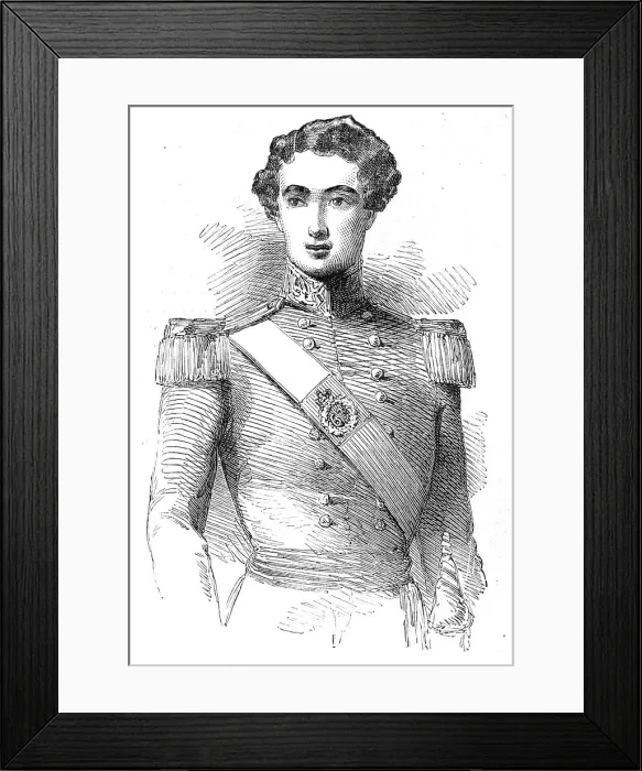 Framed Print : The late Ensign James Hulton Clutterbuck, 1854. Creator: Unknown Framed Print : The late Ensign James Hulton Clutterbuck, 1854. Creator: Unknown