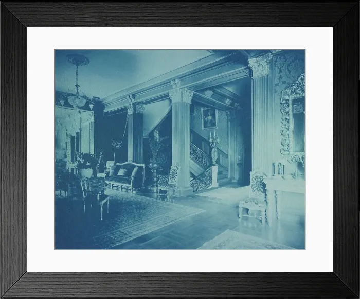 Framed Print : Mary Scott Townsend House, Wash. D.C.: Lobby, c1910. Creator: Frances Benjamin Johnston Framed Print : Mary Scott Townsend House, Wash. D.C.: Lobby, c1910. Creator: Frances Benjamin Johnston