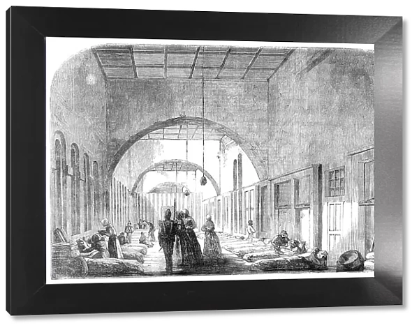 The New Barrack-Hospital, at Scutari, 1854. Creator: Unknown