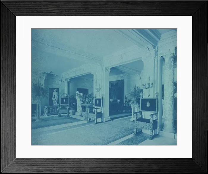 Framed Print : Mary Scott Townsend House, Wash. D.C.: Lobby, c1910. Creator: Frances Benjamin Johnston Framed Print : Mary Scott Townsend House, Wash. D.C.: Lobby, c1910. Creator: Frances Benjamin Johnston