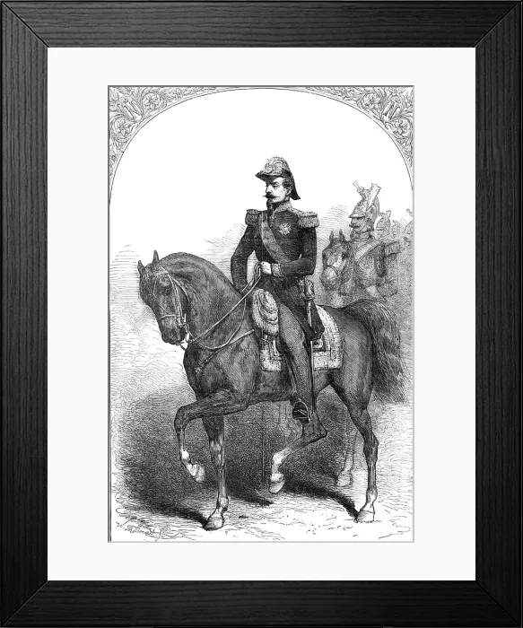 Framed Print : His Imperial Majesty Napoleon III, 1854. Creator: W Thomas Framed Print : His Imperial Majesty Napoleon III, 1854. Creator: W Thomas
