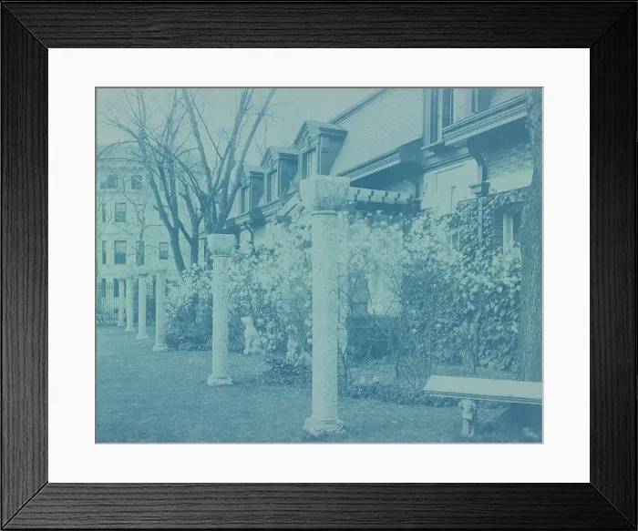 Framed Print : Mary Scott Townsend House, Wash. D.C.: Carriage house(?), c1910. Creator: Frances Benjamin Johnston Framed Print : Mary Scott Townsend House, Wash. D.C.: Carriage house(?), c1910. Creator: Frances Benjamin Johnston