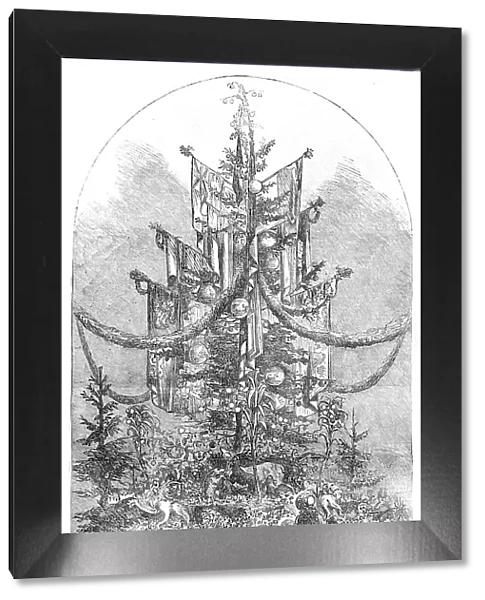 Gigantic Christmas-Tree, at the Crystal Palace, Sydenham, 1854. Creator: Unknown