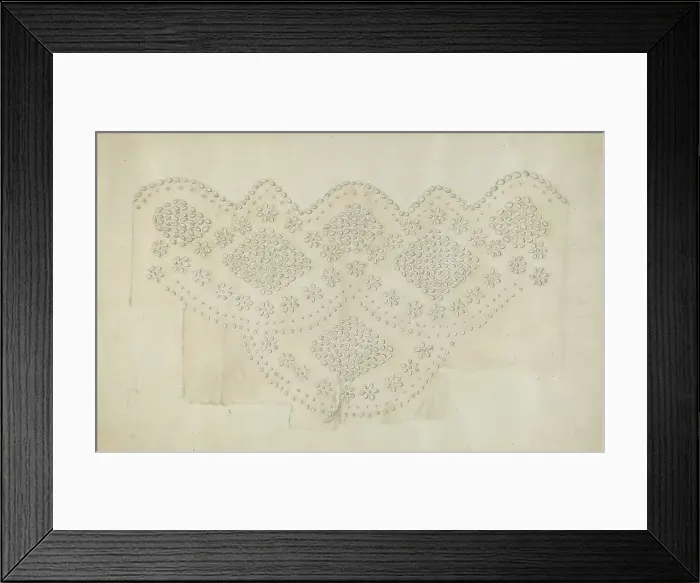 Framed Print : Embroidery, c. 1937. Creator: Henry Rasmusen Framed Print : Embroidery, c. 1937. Creator: Henry Rasmusen