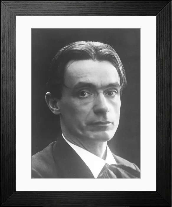 Framed Print : Portrait of the philosopher Rudolf Steiner (1861-1925). Creator: Anonymous Framed Print : Portrait of the philosopher Rudolf Steiner (1861-1925). Creator: Anonymous