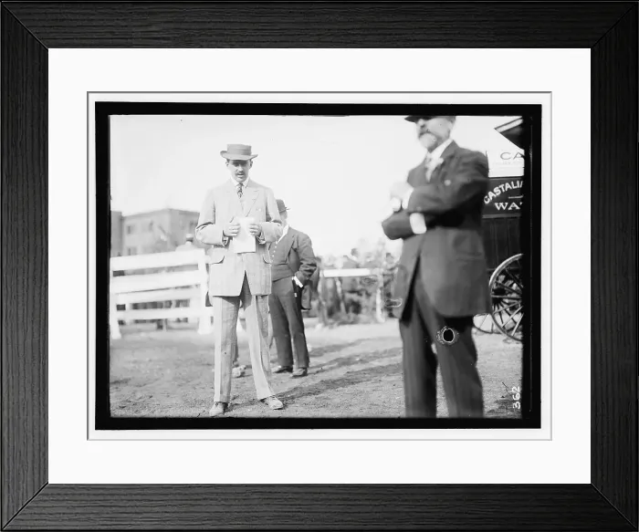 Framed Print : Edward B. McLean, between 1909 and 1923. Creator: Harris & Ewing. Edward B. McLean, between 1909 and 1923. Creator: Harris & Ewing