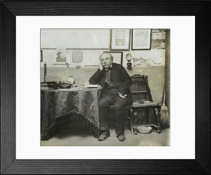 Framed Print : Portrait of Henri Rousseau (1844-1910), 1900s. Creator: Anonymous Framed Print : Portrait of Henri Rousseau (1844-1910), 1900s. Creator: Anonymous