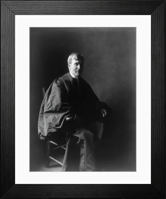 Framed Print : Joseph McKenna, Associate Justice, Supreme Court, full-length portrait, seated, facing right, c1906. Creator: Frances Benjamin Johnston Framed Print : Joseph McKenna, Associate Justice, Supreme Court, full-length portrait, seated, facing right, c1906. Creator: Frances Benjamin Johnston