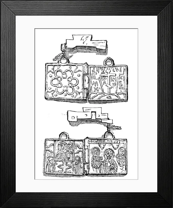 Framed Print : Russian Amulet, 1854. Creator: Unknown Framed Print : Russian Amulet, 1854. Creator: Unknown