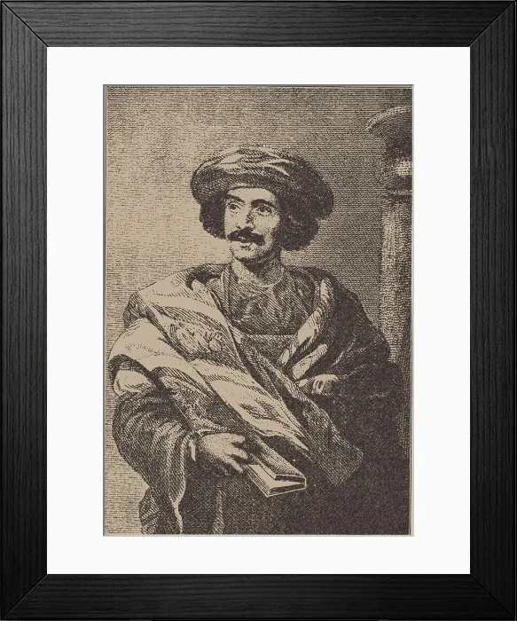 Framed Print : Ram Mohan Roy (1772-1833). Creator: Anonymous Framed Print : Ram Mohan Roy (1772-1833). Creator: Anonymous