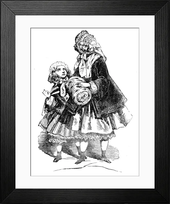 Framed Print : Paris Fashions for the New Year, 1854. Creator: Unknown Framed Print : Paris Fashions for the New Year, 1854. Creator: Unknown