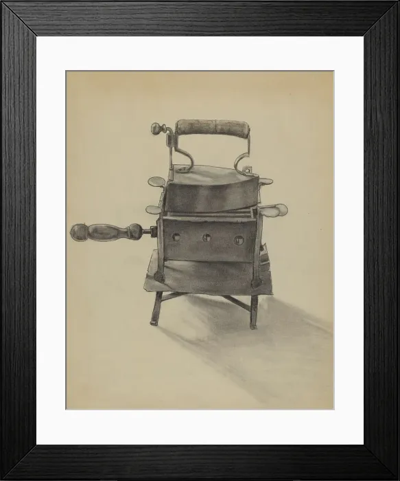 Framed Print : Flat Iron, c. 1936. Creator: Joseph Stonefield Framed Print : Flat Iron, c. 1936. Creator: Joseph Stonefield
