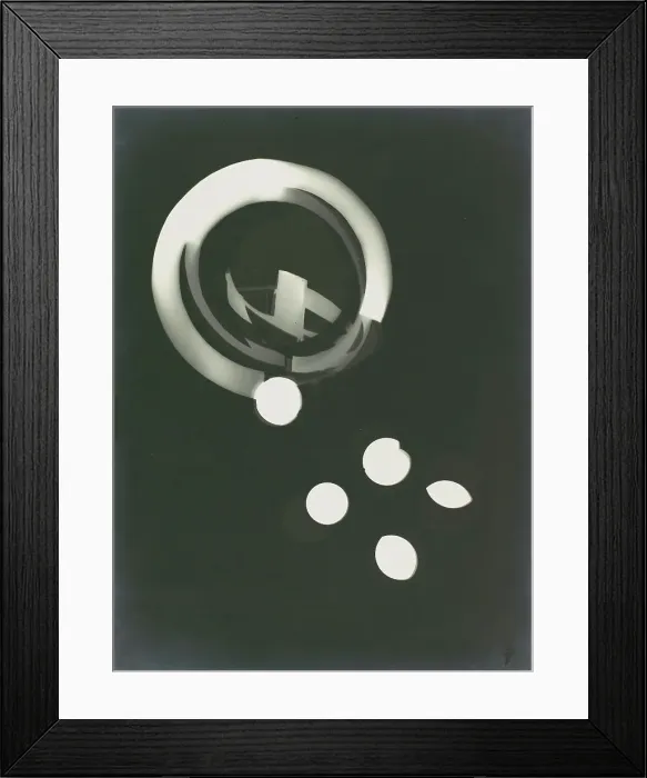 Framed Print : Fotogramm, 1925. Creator: Moholy-Nagy, Laszlo (1895-1946) Framed Print : Fotogramm, 1925. Creator: Moholy-Nagy, Laszlo (1895-1946)