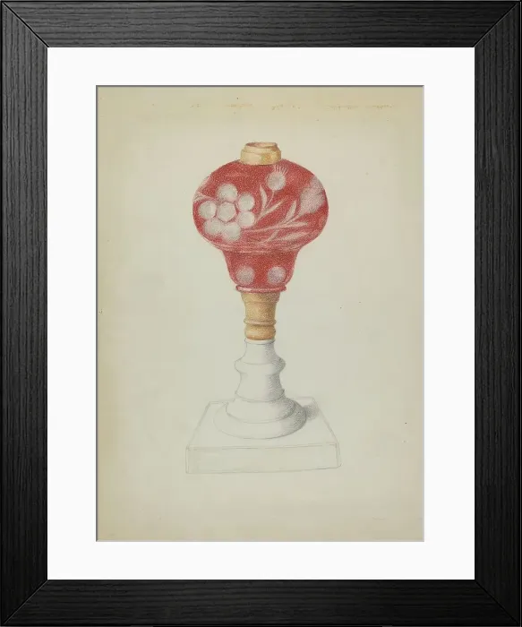 Framed Print : Lamps, c. 1936. Creator: Margaret Stottlemeyer Framed Print : Lamps, c. 1936. Creator: Margaret Stottlemeyer