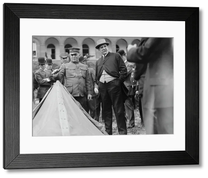 Framed Print : Jacob M. Dickinson, Secretary of War - Inspecting Army Equipment, 1911. Creator: Harris & Ewing. Jacob M. Dickinson, Secretary of War - Inspecting Army Equipment, 1911. Creator: Harris & Ewing Framed Print : Jacob M. Dickinson, Secretary of War - Inspecting Army Equipment, 1911. Creator: Harris & Ewing. Jacob M. Dickinson, Secretary of War - Inspecting Army Equipment, 1911. Creator: Harris & Ewing