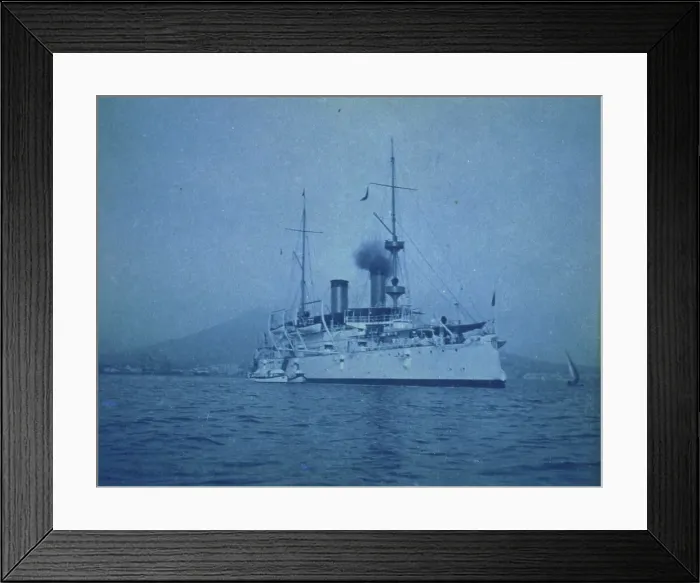 Framed Print : U.S.S. Olympia, c1899. Creator: Frances Benjamin Johnston Framed Print : U.S.S. Olympia, c1899. Creator: Frances Benjamin Johnston