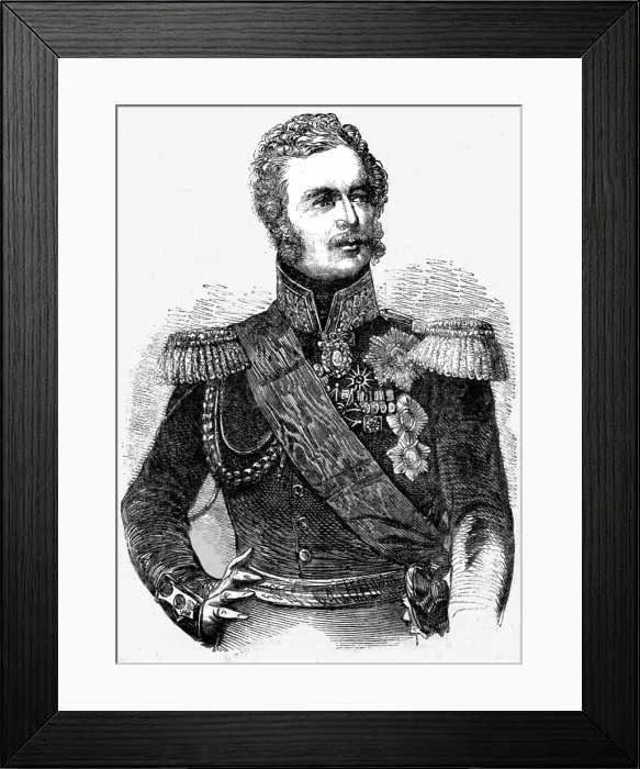 Framed Print : Prince Paskewitsch; The Russian People 1854, 1854. Creator: Unknown Framed Print : Prince Paskewitsch; The Russian People 1854, 1854. Creator: Unknown
