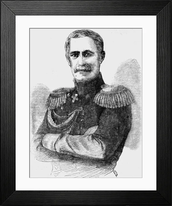 Framed Print : Prince Menschikoff; The Russian People 1854, 1854. Creator: Unknown Framed Print : Prince Menschikoff; The Russian People 1854, 1854. Creator: Unknown