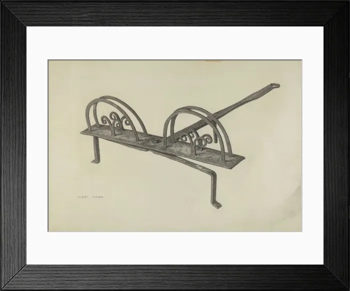 Framed Print : Toast Rack, c. 1939. Creator: Albert Taxson Framed Print : Toast Rack, c. 1939. Creator: Albert Taxson