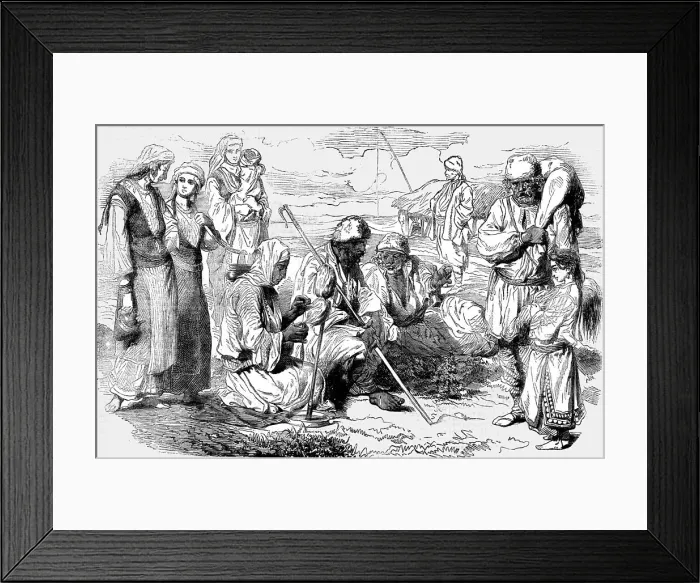 Framed Print : Group of Bulgarians; Daunbian Principalities 1854, 1854. Creator: Unknown Framed Print : Group of Bulgarians; Daunbian Principalities 1854, 1854. Creator: Unknown