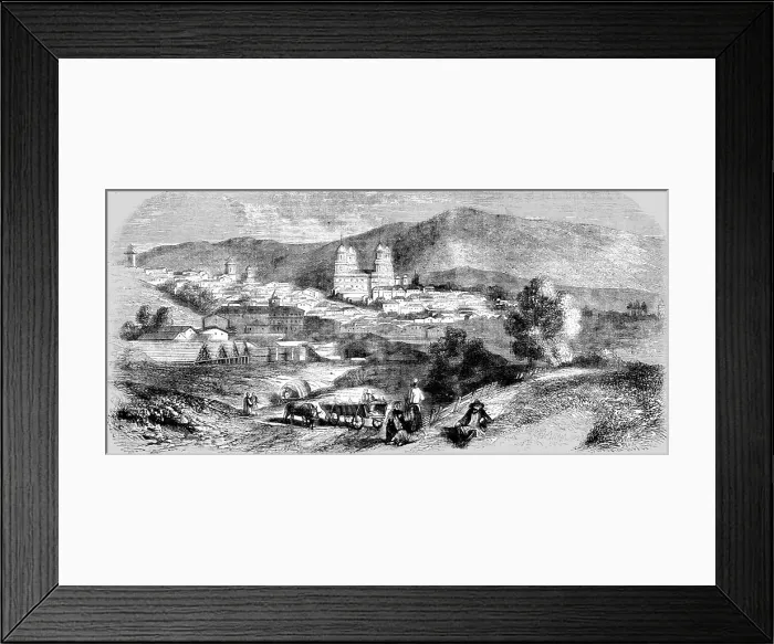 Framed Print : Jassy, the Capital of Moldavia; Daunbian Principalities 1854, 1854. Creator: Unknown