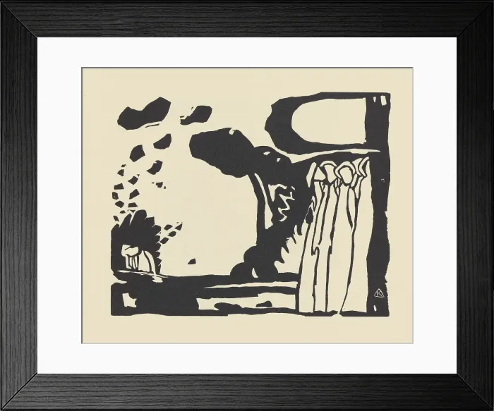 Framed Print : Improvisation 19. From Klänge (Sounds), 1913. Creator: Kandinsky, Wassily Vasilyevich (1866-1944) Framed Print : Improvisation 19. From Klänge (Sounds), 1913. Creator: Kandinsky, Wassily Vasilyevich (1866-1944)