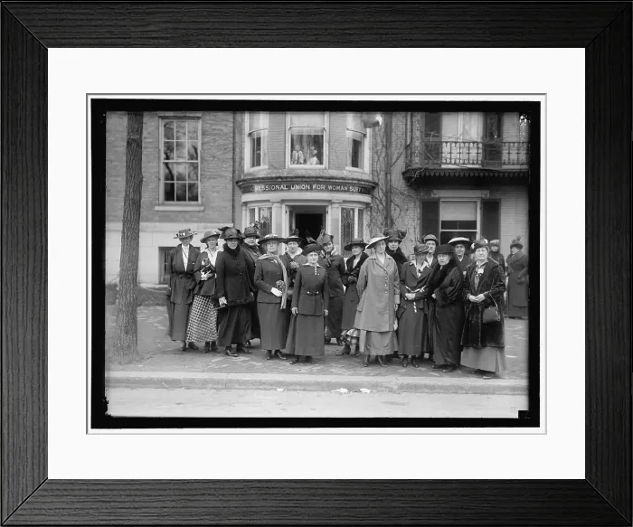 Framed Print : Woman suffrage, between 1910 and 1917. Creator: Harris & Ewing. Woman suffrage, between 1910 and 1917. Creator: Harris & Ewing Framed Print : Woman suffrage, between 1910 and 1917. Creator: Harris & Ewing. Woman suffrage, between 1910 and 1917. Creator: Harris & Ewing