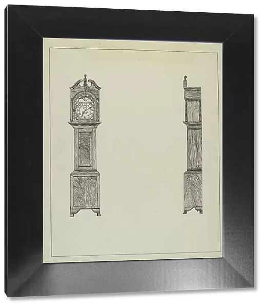 Grandfather Clock, c. 1936. Creator: Ernest A Towers Jr