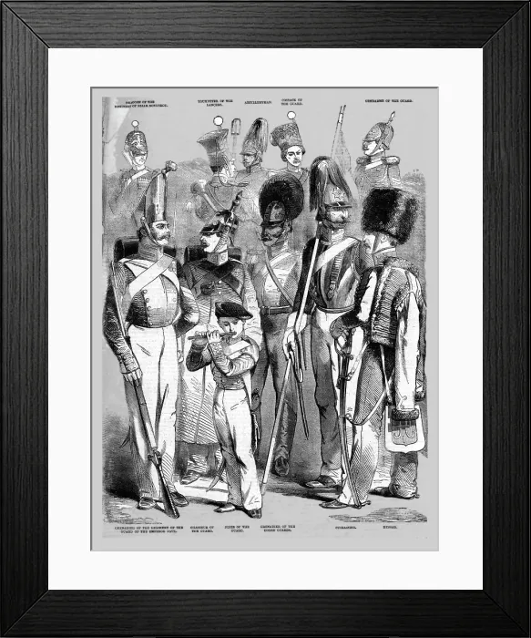 Framed Print : Regular Troops; The Russian Army c1854, 1854. Creator: Unknown