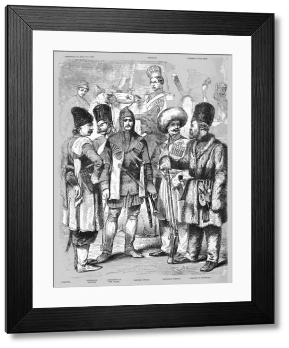 Framed Print : Irregular Troops; The Russian Army c1854, 1854. Creator: Unknown Framed Print : Irregular Troops; The Russian Army c1854, 1854. Creator: Unknown