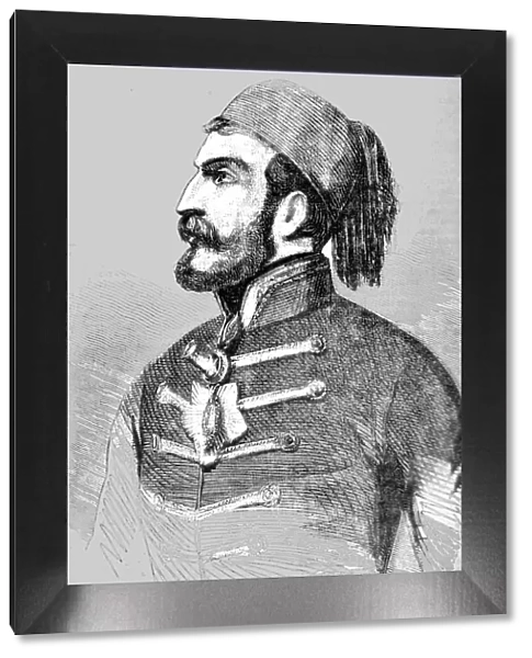 Omar Pacha, Ffield Marshal, commander of Turkish troops in Danubian Principalities, 1854 Creator: Unknown