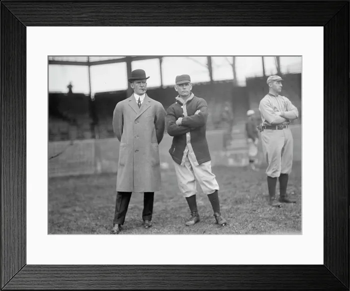Framed Print : Clark Griffith, right, 1912. Creator: Harris & Ewing. Clark Griffith, right, 1912. Creator: Harris & Ewing Framed Print : Clark Griffith, right, 1912. Creator: Harris & Ewing. Clark Griffith, right, 1912. Creator: Harris & Ewing