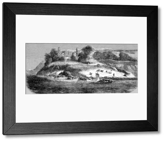 Framed Print : Osborne, Isle of Wight, 1854. Creator: Unknown Framed Print : Osborne, Isle of Wight, 1854. Creator: Unknown