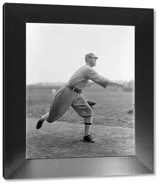 'Bullet' Joe Bush, Philadelphia Al (Baseball), 1913. Creator: Harris & Ewing. 'Bullet' Joe Bush, Philadelphia Al (Baseball), 1913. Creator: Harris & Ewing