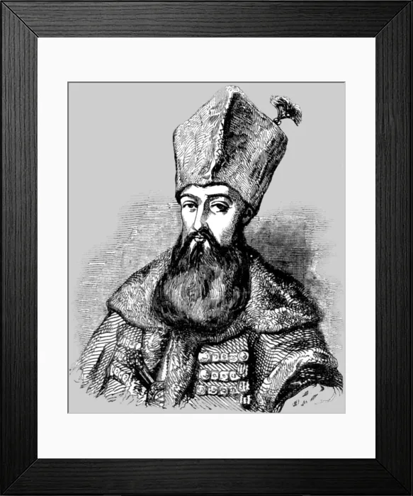 Framed Print : The Hospodar of Wallachia, 1854. Creator: Unknown Framed Print : The Hospodar of Wallachia, 1854. Creator: Unknown