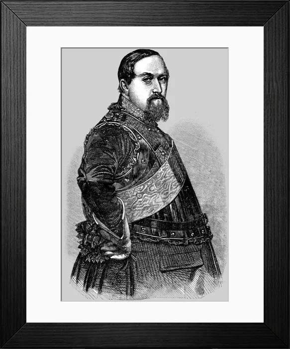 Framed Print : Frederick VII, King of Denmark; 1848, 1854. Creator: Unknown Framed Print : Frederick VII, King of Denmark; 1848, 1854. Creator: Unknown